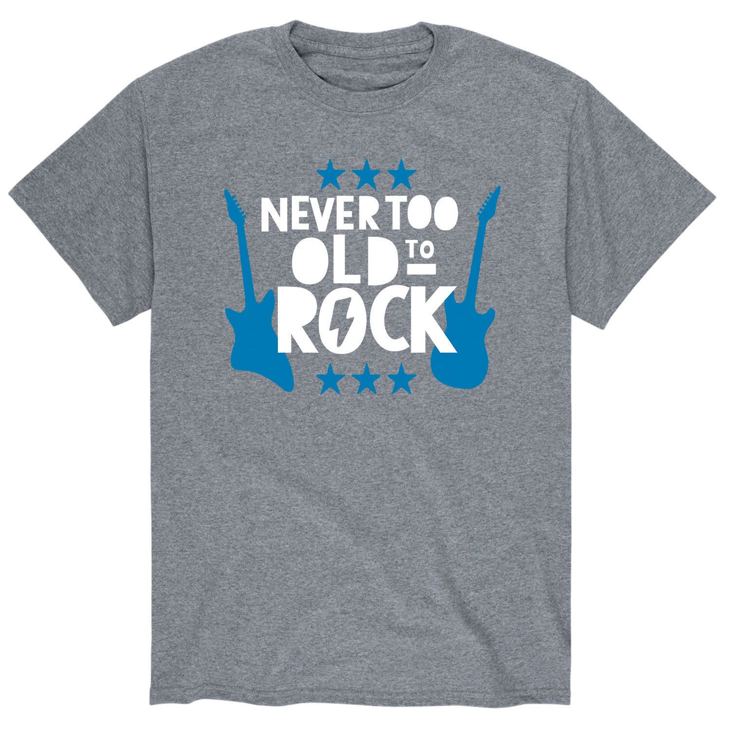 

Мужская футболка Never Too Old To Rock Licensed Character