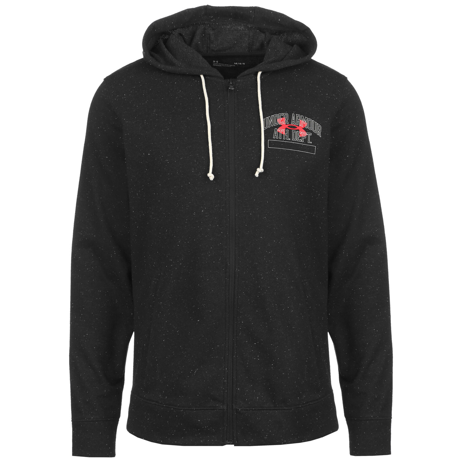 

Толстовка Under Armour Trainingsjacke Rival Terry Athletic Department Full Zip, черный