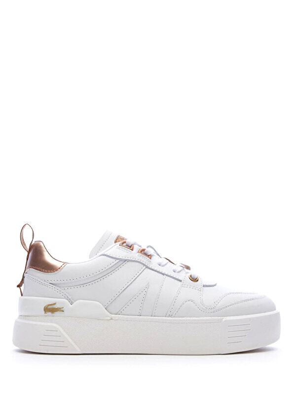 

L002 белые женские кроссовки Lacoste