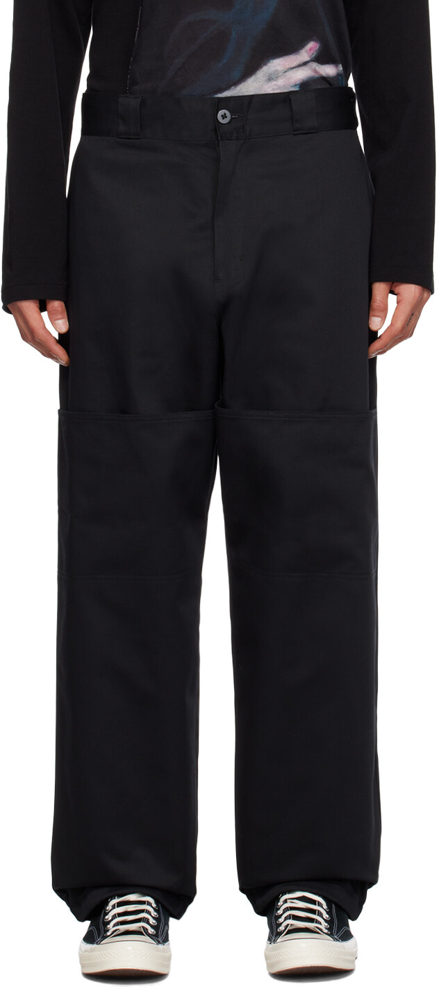 

Черные брюки N.Hoolywood Dickies Edition, Черный