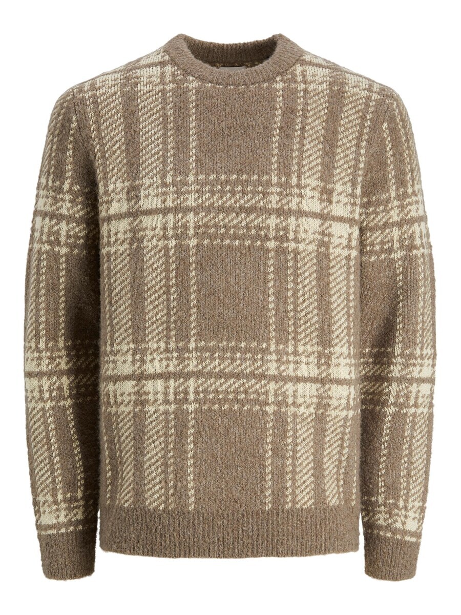 

Свитер JACK & JONES Sweater, кремовый/темно-бежевый