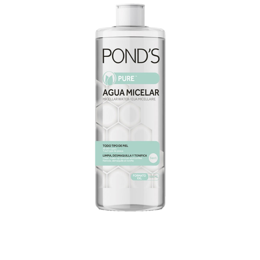Мицеллярная вода Pure agua micelar 3en1 Pond's, 500 мл вода мицеллярная для всех типов кожи включая чувствительную кора 300мл