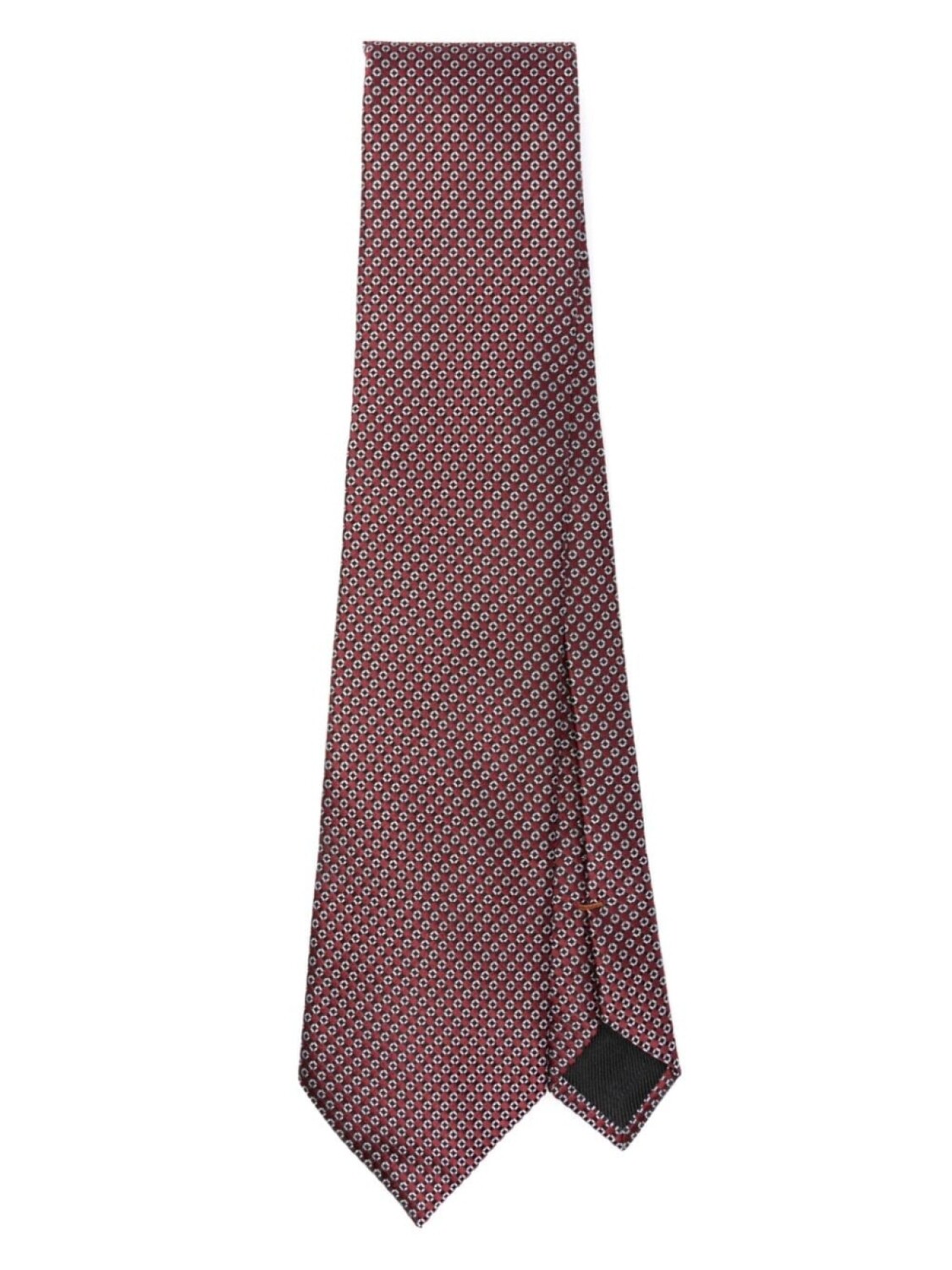 

Zegna жаккардовый галстук с узором, красный