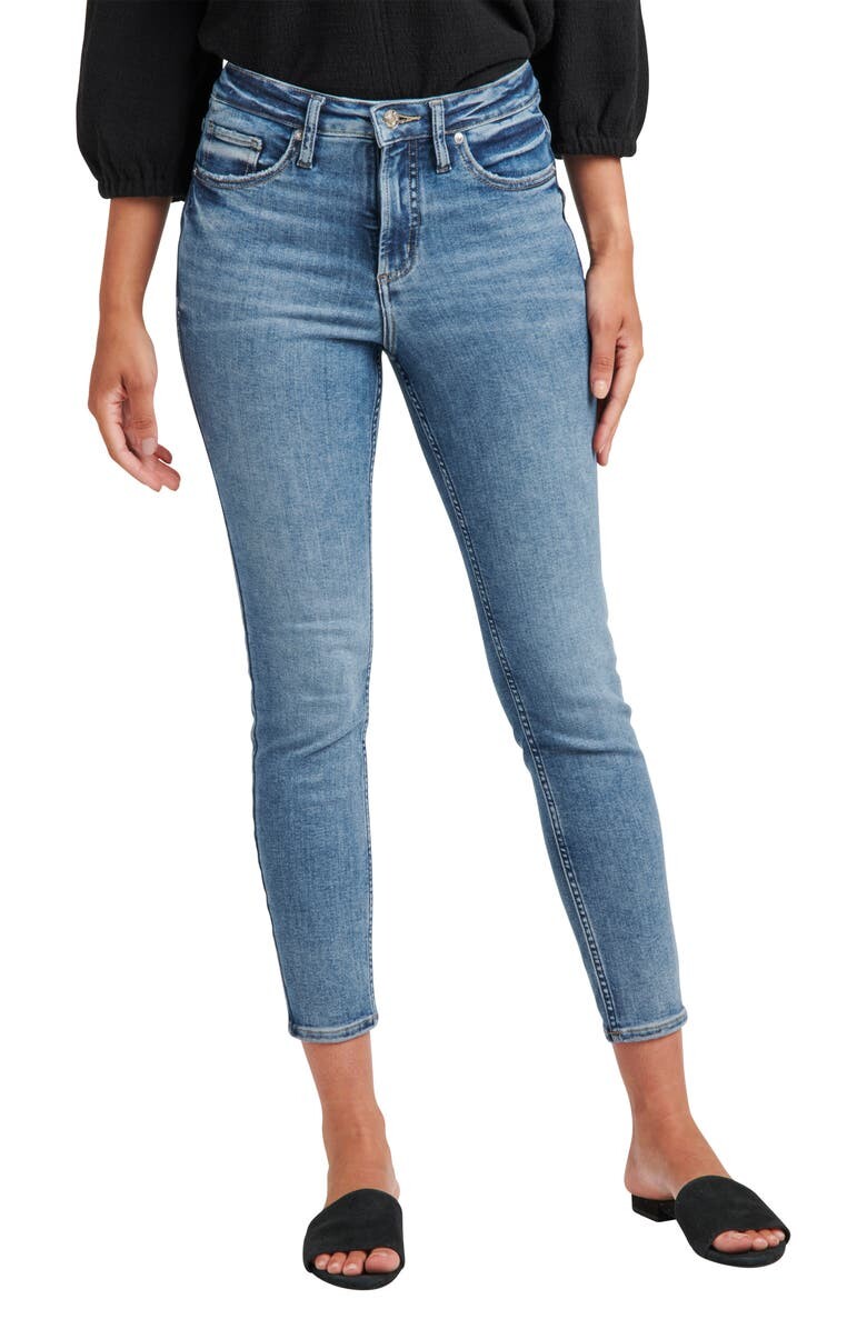 

Джинсы-скинни с высокой талией Infinite Fit SILVER JEANS CO.