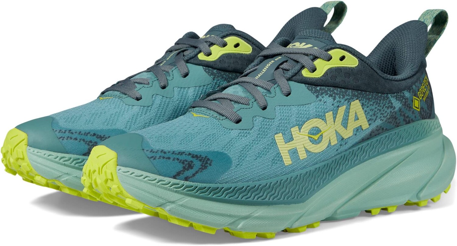 Кроссовки Challenger 7 GORE-TEX Hoka, цвет Trellis/Balsam Green