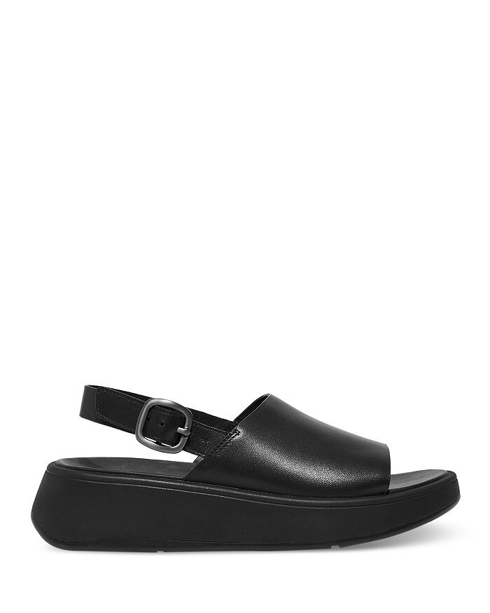 

Женские сандалии F-Mode без застежек на танкетке с ремешком на пятке FitFlop