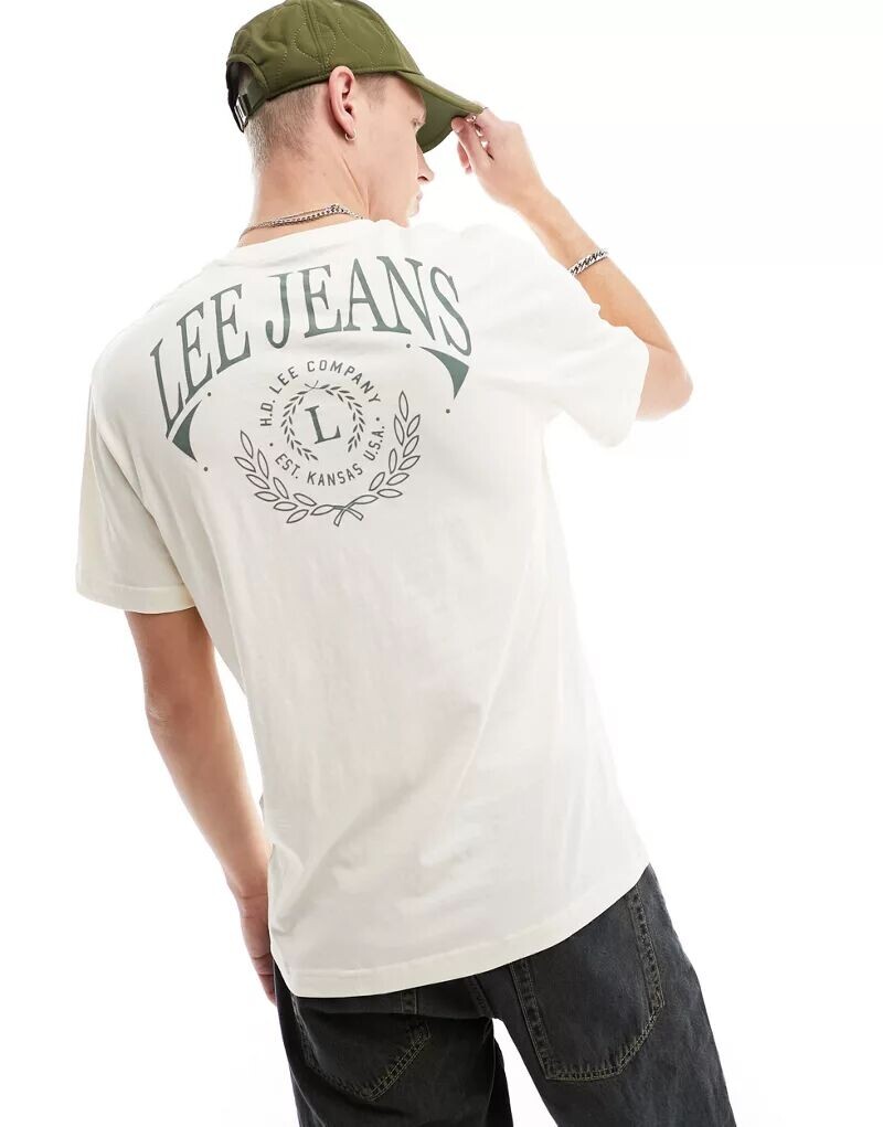 

Футболка Lee Varsity цвета экрю