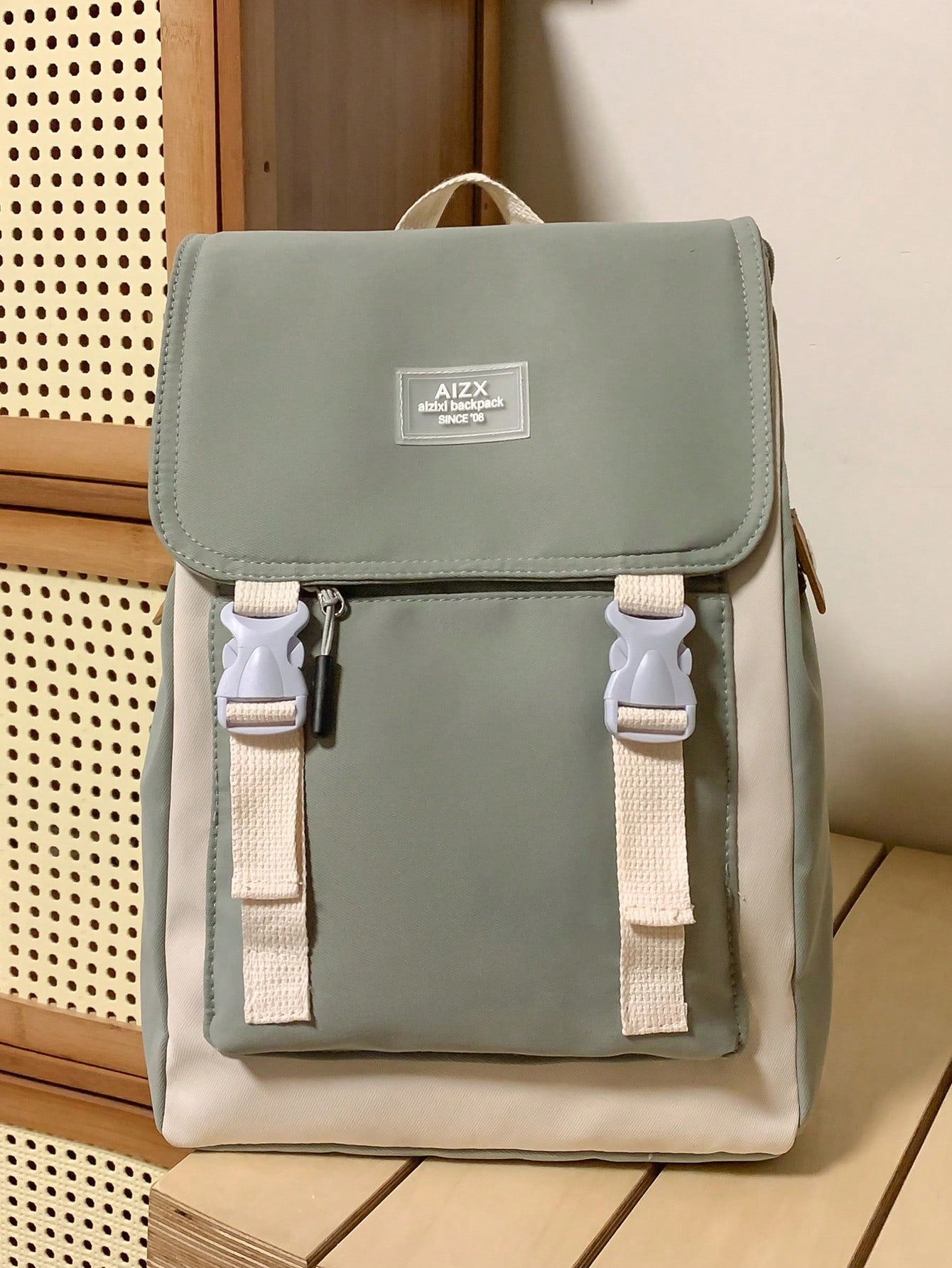 Школьный рюкзак с откидной крышкой для девочек, зеленый нейлоновая школьная сумка для девочек подростков вместительный повседневный дорожный ранец студенческая сумка милый рюкзак для книг