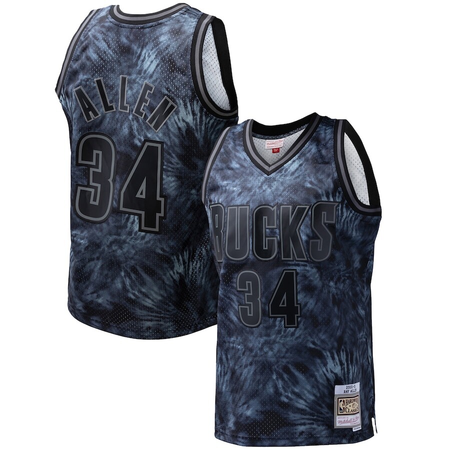 

Джерси Mitchell & Ness Milwaukee Bucks, черный