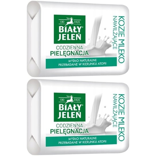 

Натуральное мыло, козье молоко, 2x100 г Biały Jelen, Biały Jeleń