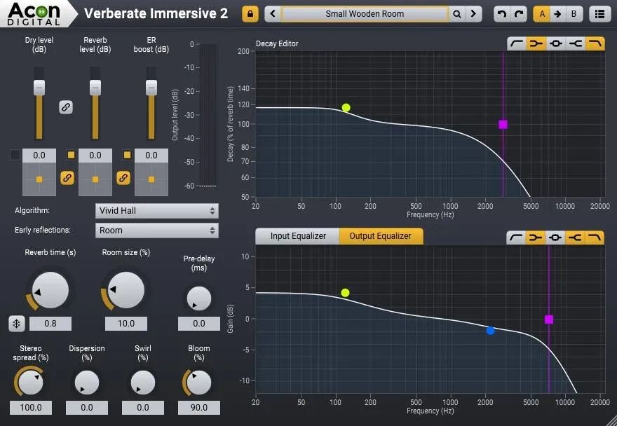 

Плагин Acon Digital Verberate Immersive 2