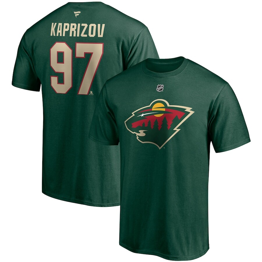 

Футболка с коротким рукавом Fanatics Branded Minnesota Wild, зеленый