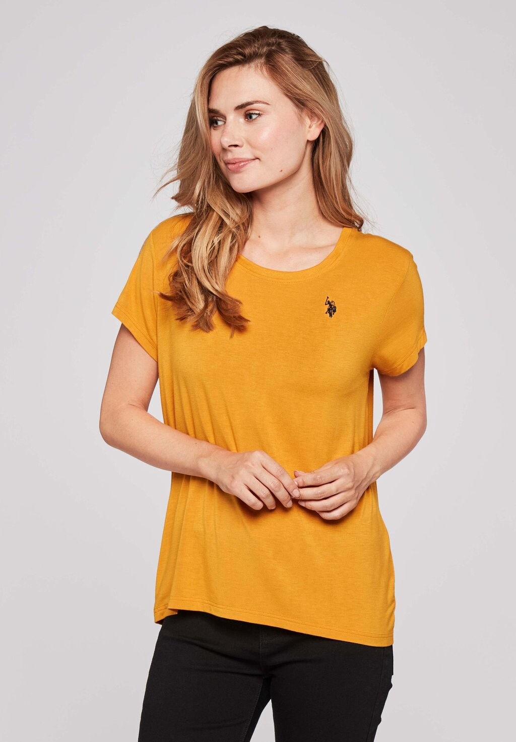 

Базовая футболка U.S. Polo Assn., Оранжевый