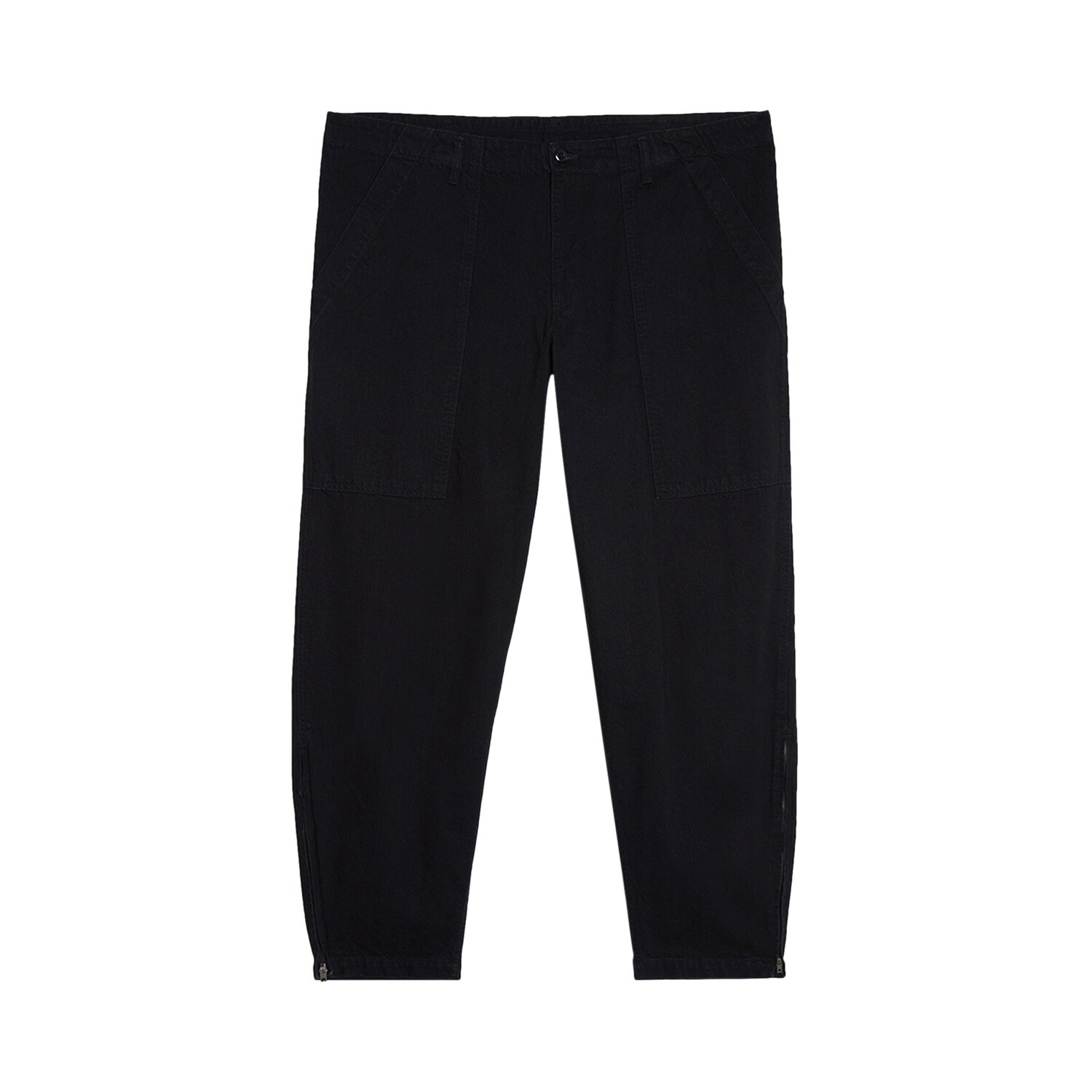 

Yohji Yamamoto Брюки Pour Homme Fatigue, черные, Черный