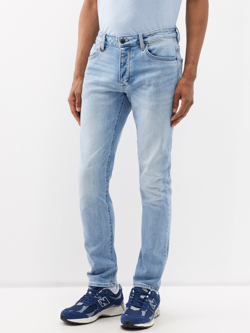 

Джинсы lou узкого кроя из эластичного хлопка Neuw Denim, синий