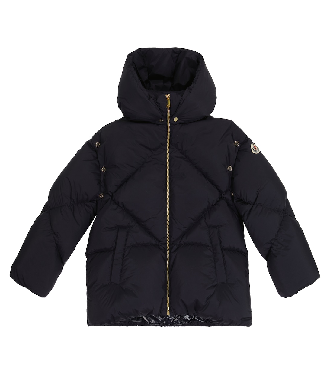 

Пуховик Gulsen с капюшоном Moncler Enfant, синий