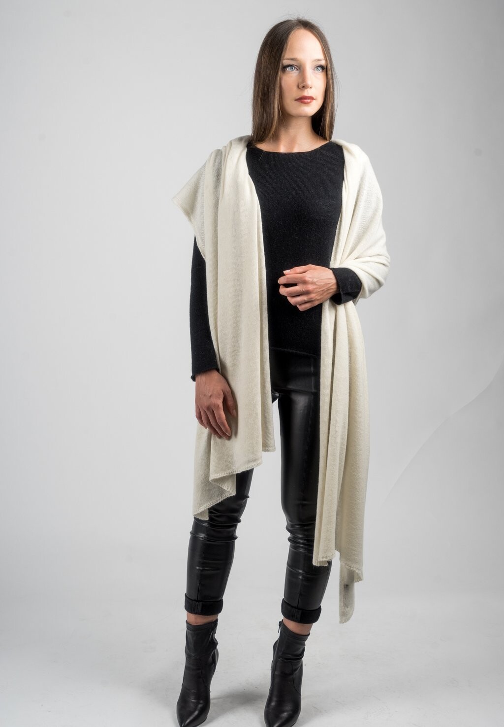 

Платок Dalle Piane Cashmere, белый