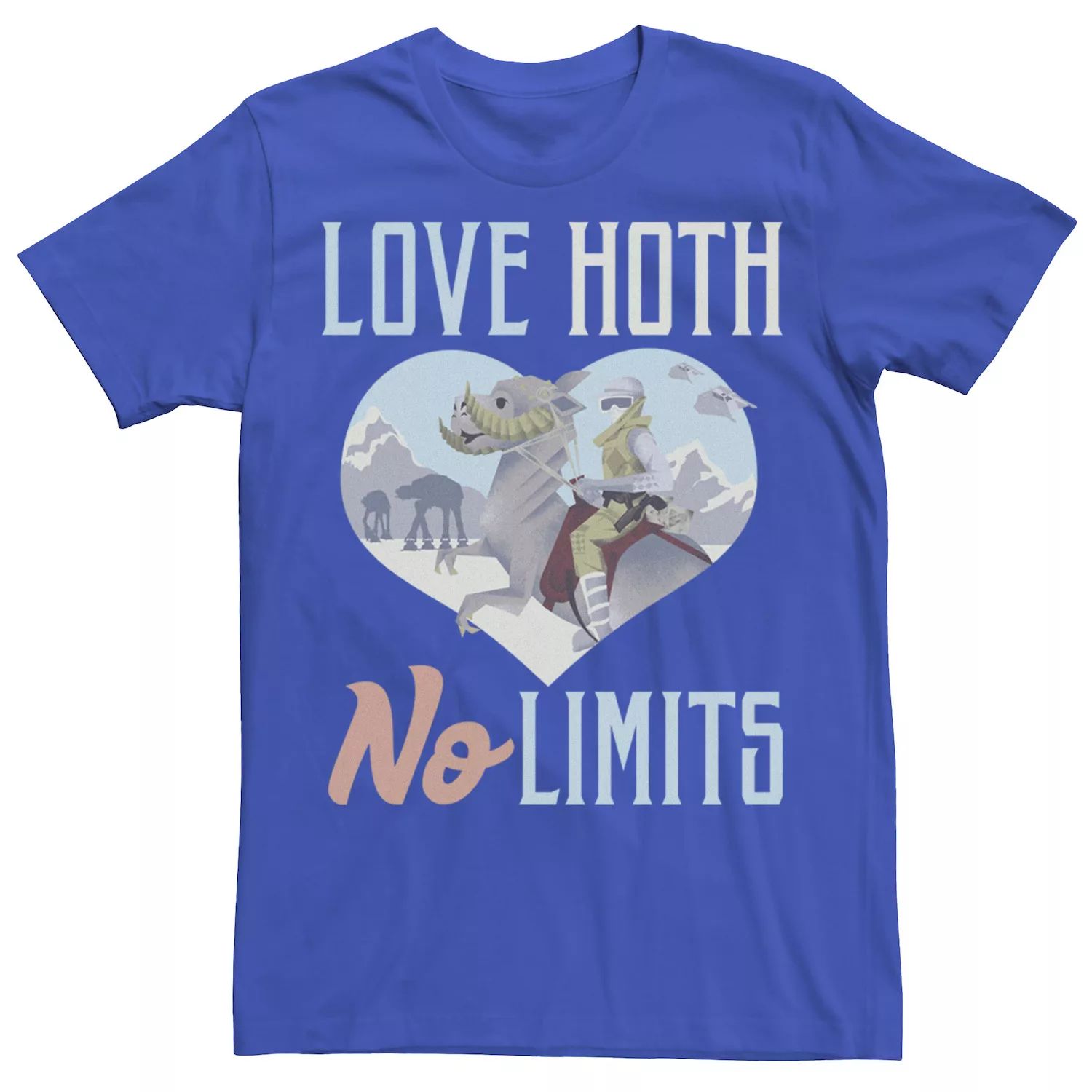 цена Мужская футболка с текстовым рисунком Love Hoth No Limits Star Wars