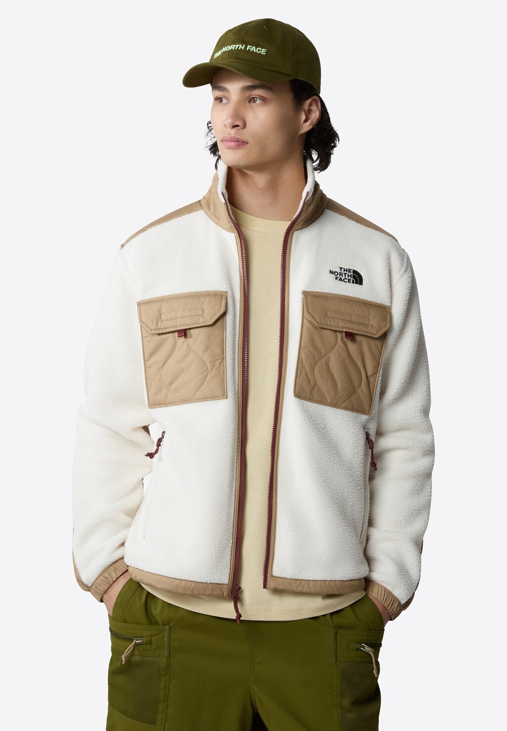 

Флисовая куртка Royal Arch F Z The North Face, цвет white dune kelp tan