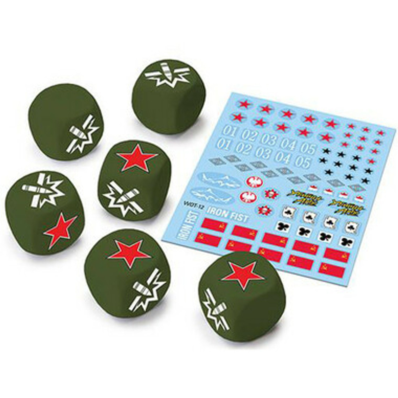 

Миниатюра World of Tanks Miniatures Game: Upgrade Pack - Soviet (Dice & Decals)