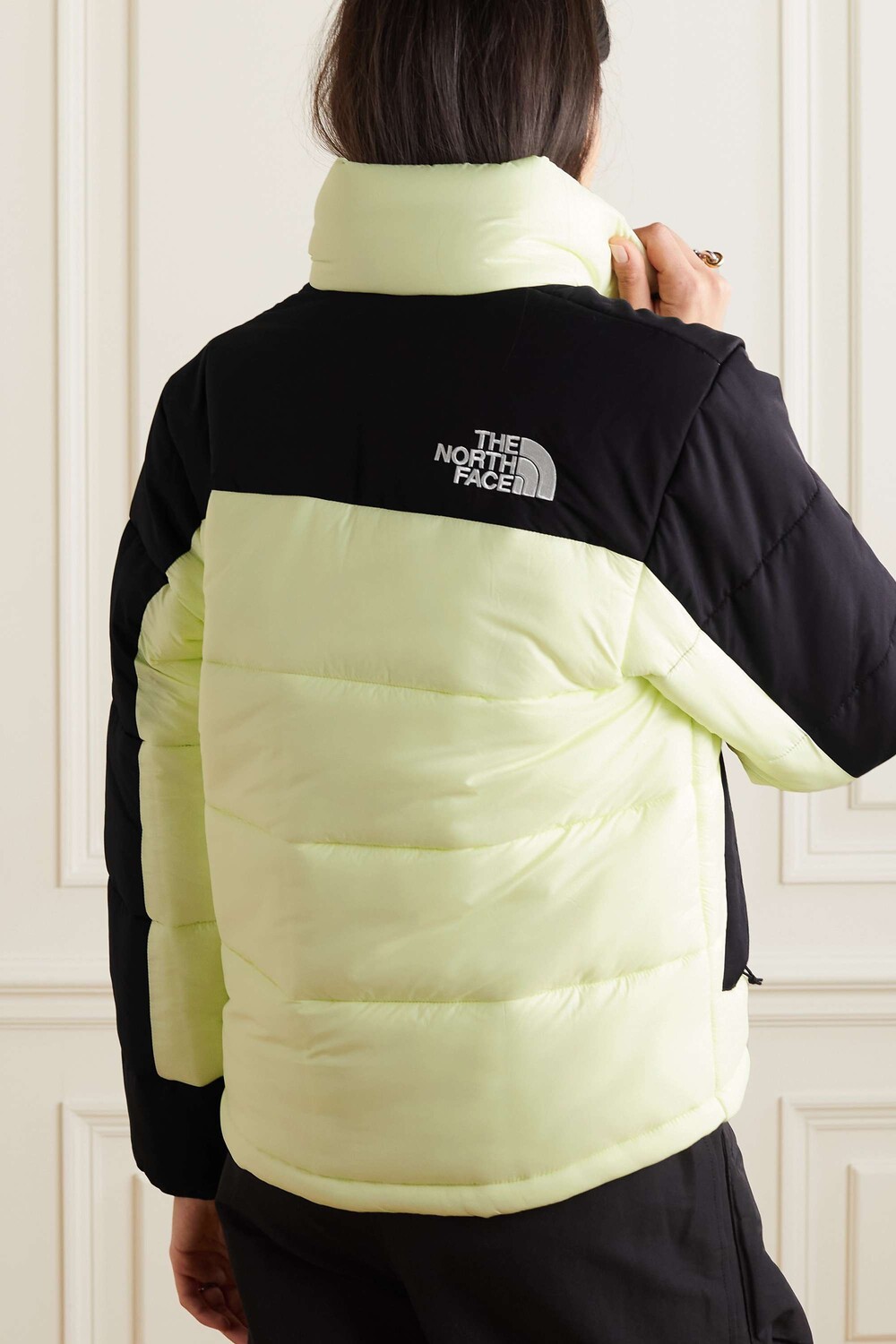 

THE NORTH FACE Гималайская двухцветная стеганая куртка из переработанного материала, зеленый