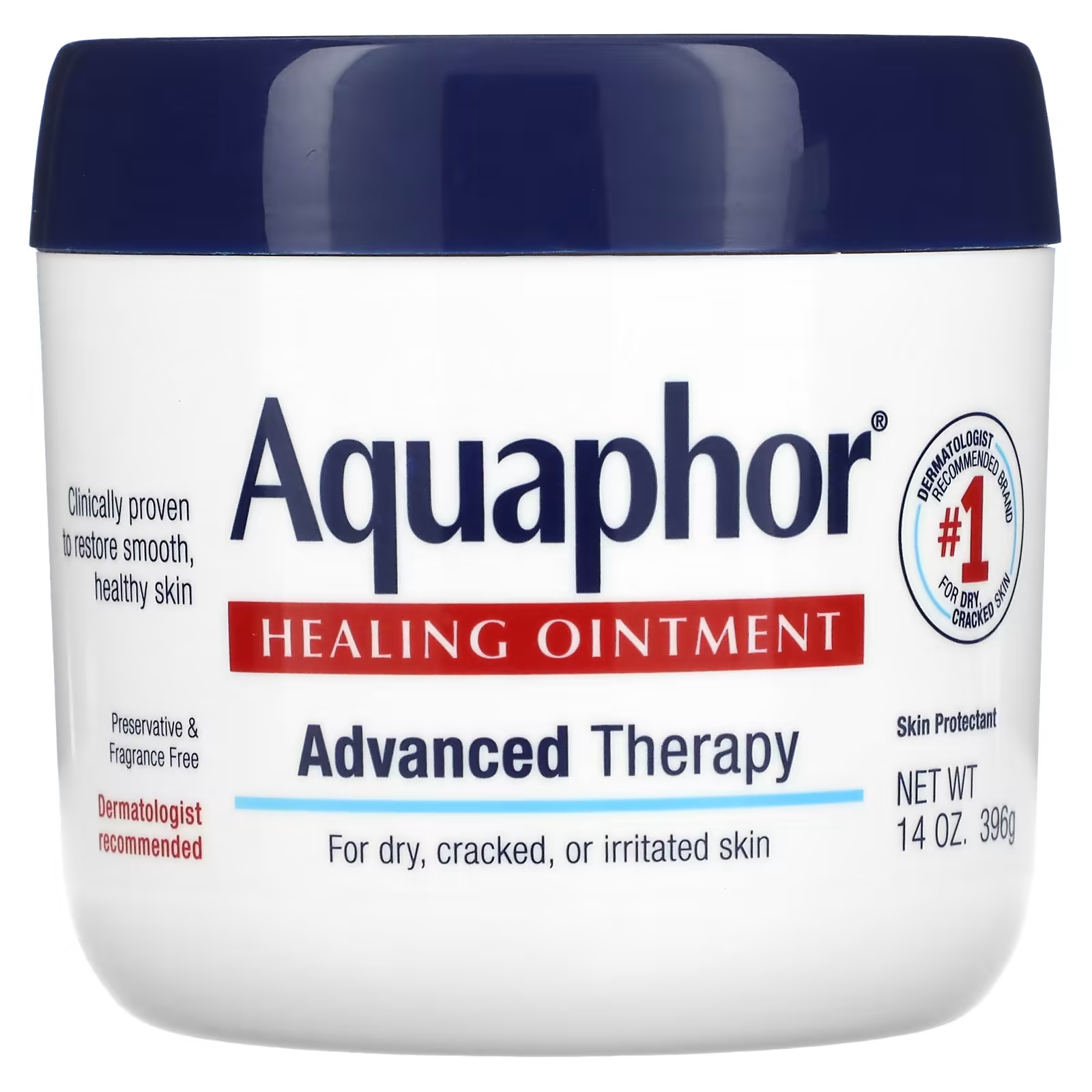 Лечебная мазь Aquaphor Advanced Therapy для сухой кожи, 396 г aquaphor лечебная детская мазь 14 унций 396 г