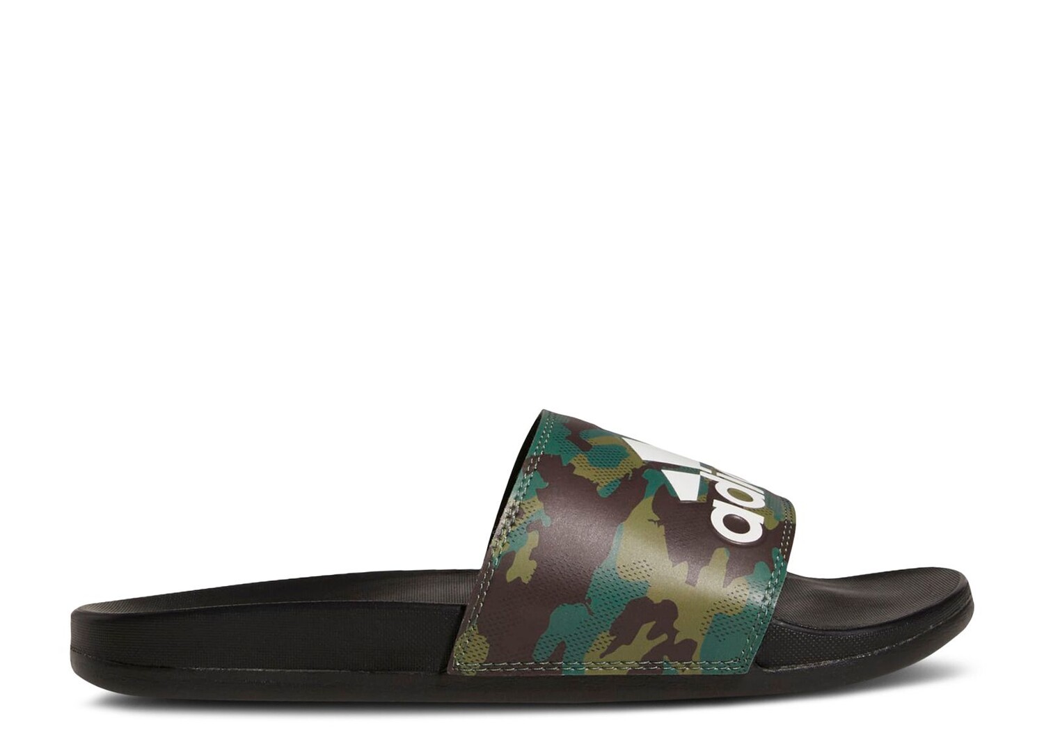 

Кроссовки adidas Adilette Comfort Slide 'Black Camo', черный