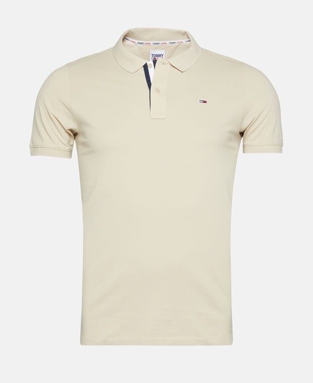 

Рубашка поло Tommy Jeans, цвет Oatmeal
