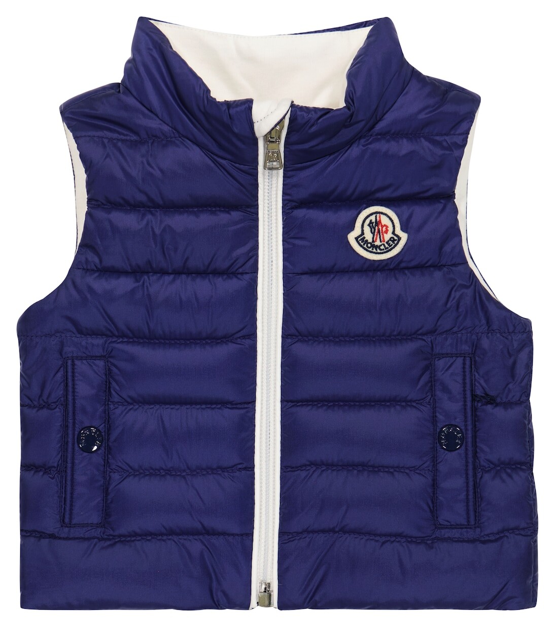 

Пуховик акинари Moncler Enfant, синий