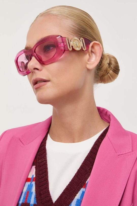

Солнечные очки Versace, розовый