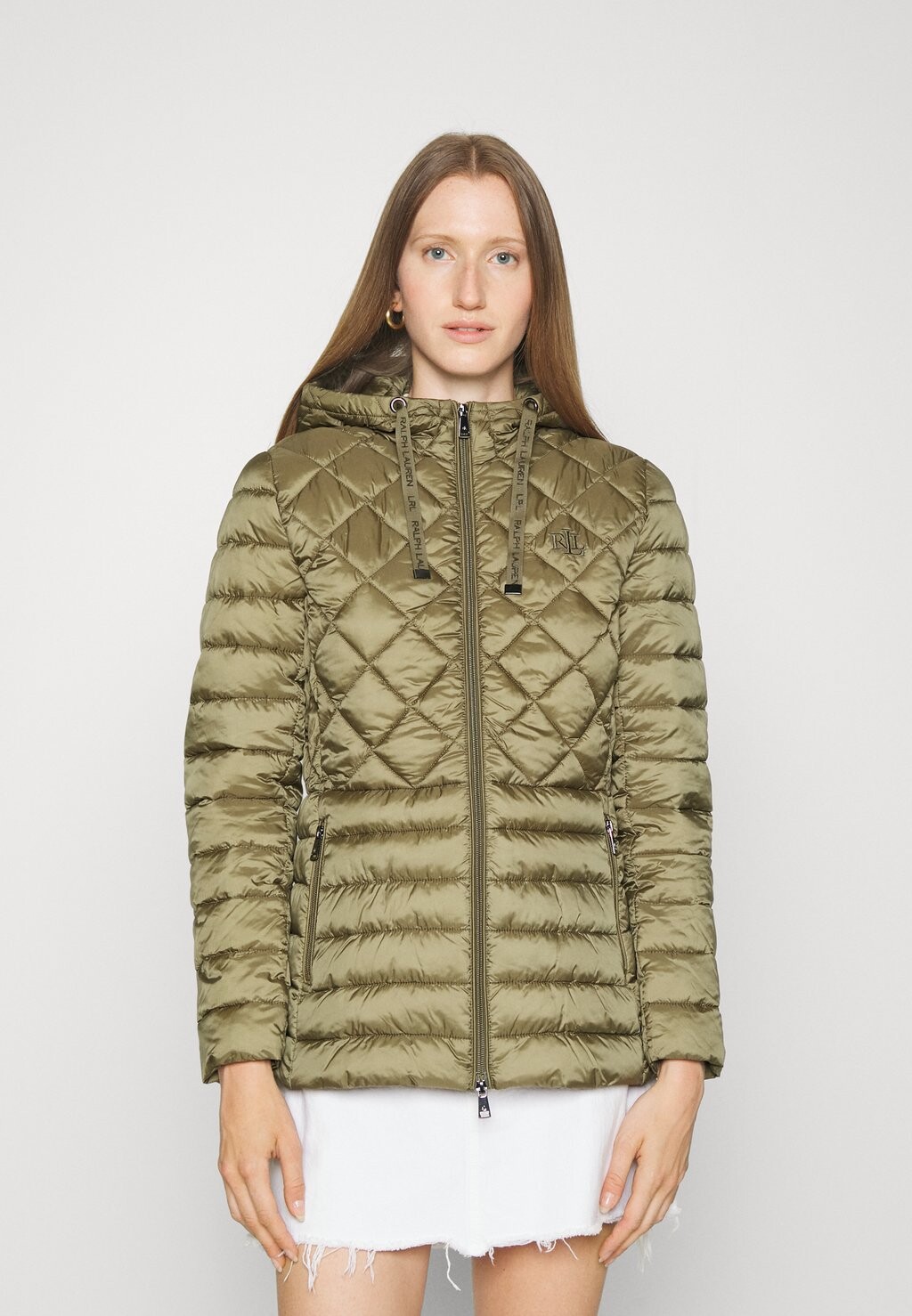 

Куртка Lauren Ralph Lauren УТЕПЛЕННОЕ ПАЛЬТО, цвет olive fern