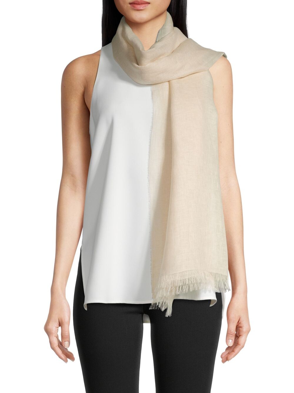 

Льняной шарф Sion Weekend Max Mara