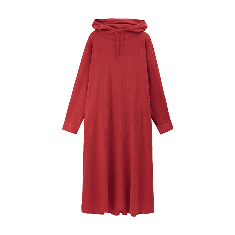 

Платье-пуловер Muji Idee с капюшоном, кремовый