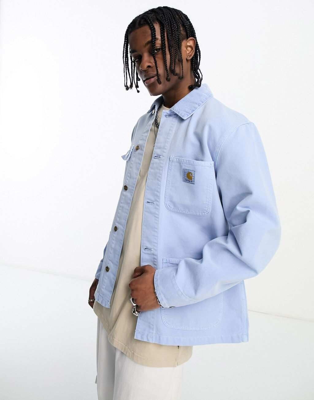 

Выцветшее синее пальто Carhartt WIP michigan