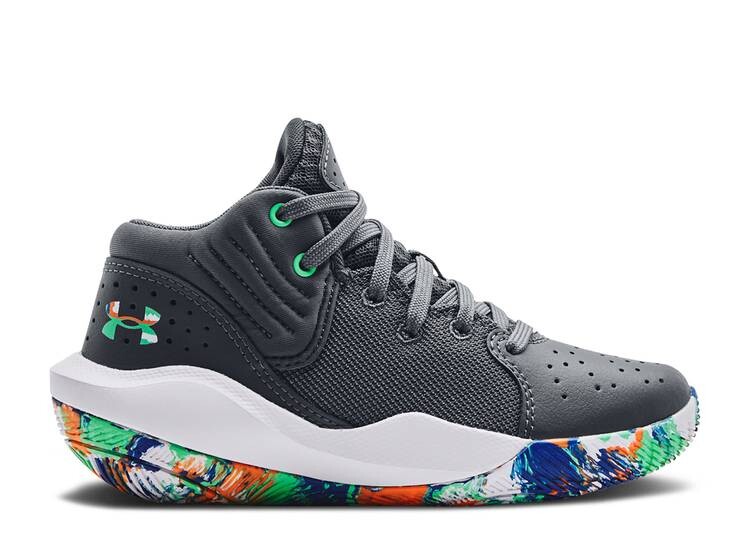 

Кроссовки Under Armour JET '21 PS 'PITCH GREY ANTIFREEZE', серый