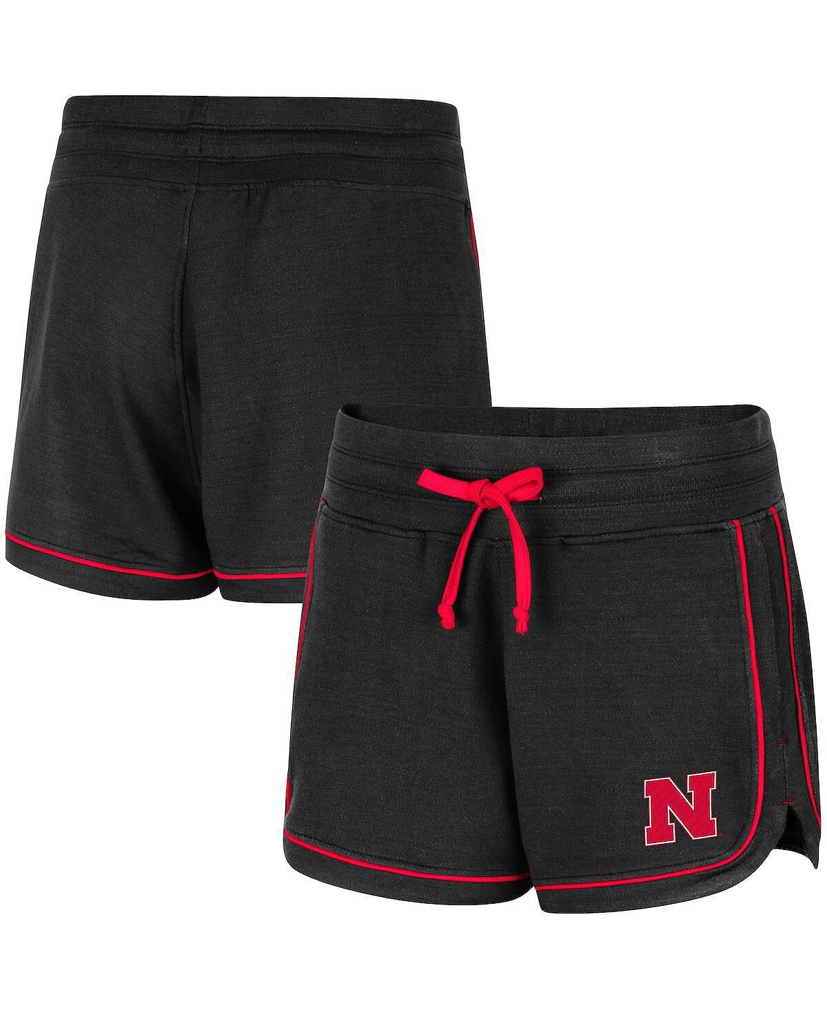 

Черные женские шорты Nebraska Huskers Lil Sebastian Tri-Blend Colosseum, черный