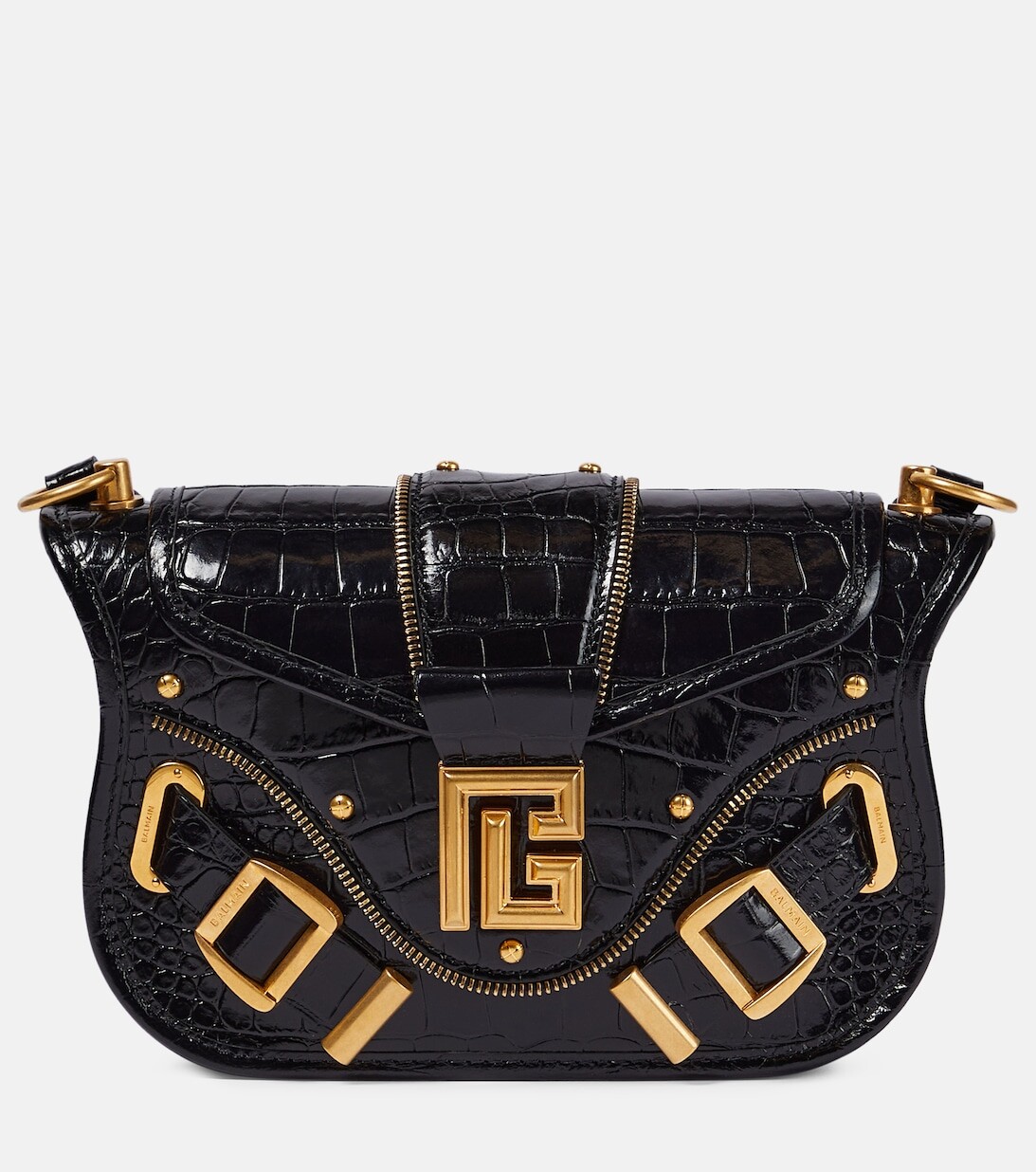 

Сумка на плечо Blaze из кожи Balmain, черный