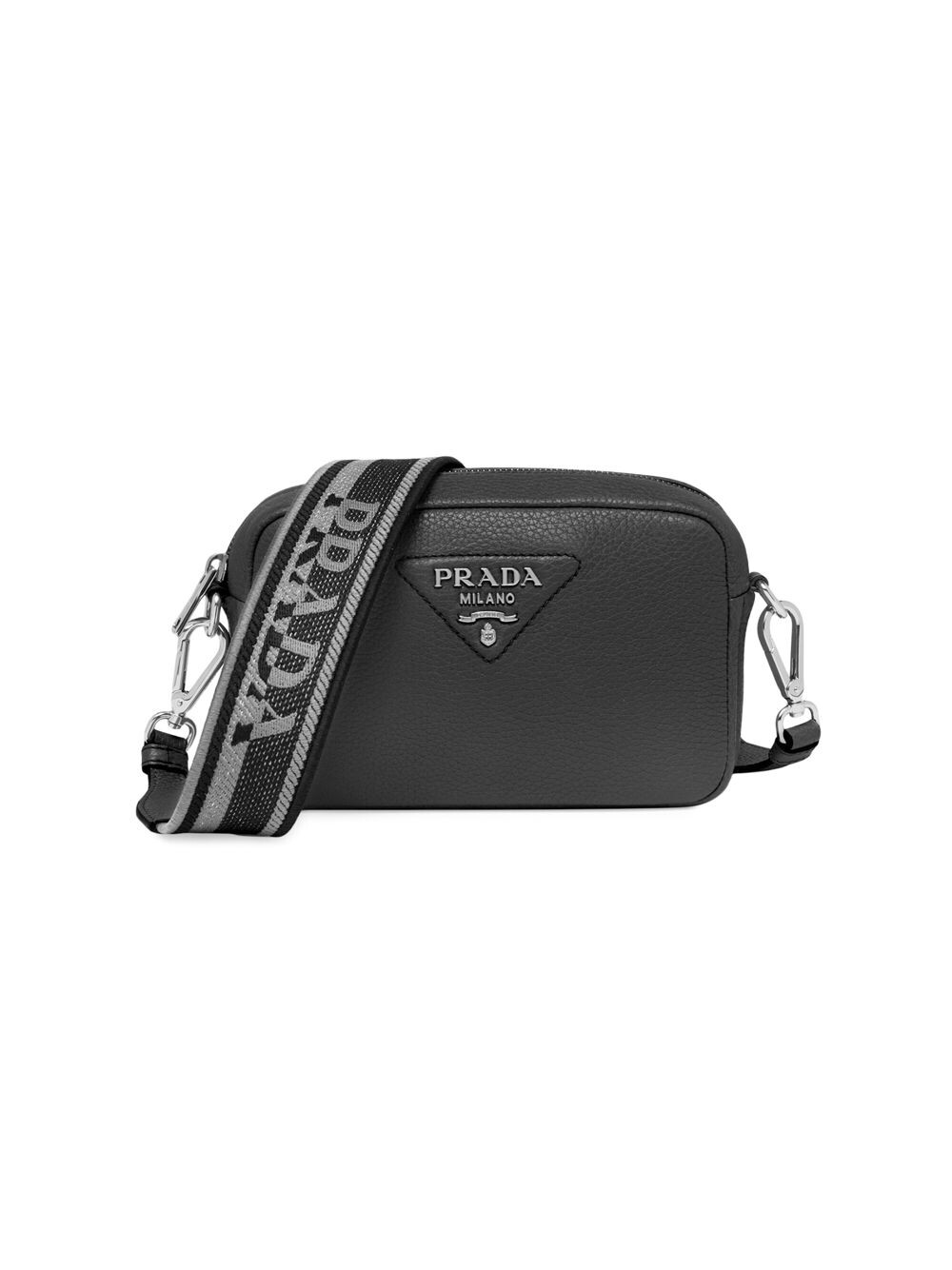 

Маленькая кожаная сумка Prada, черный