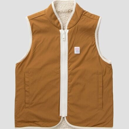 

Жилет шерпа женский Topo Designs, цвет Natural/Khaki