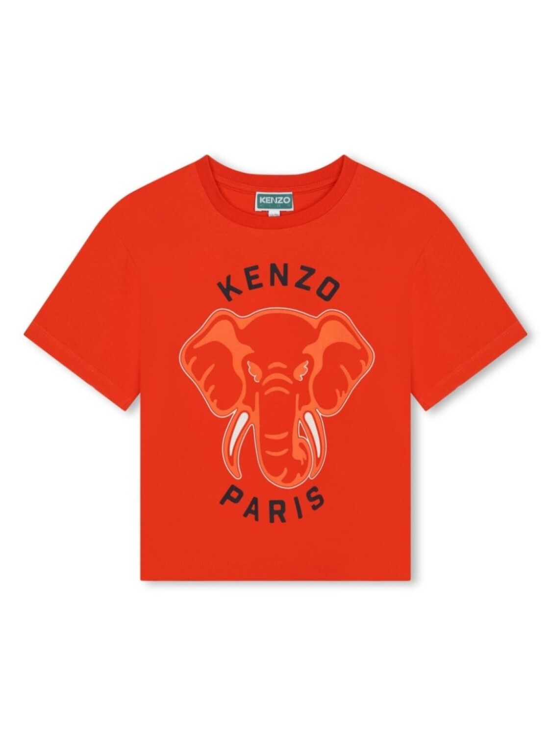 

Kenzo Kids футболка из органического хлопка с графичным принтом, красный