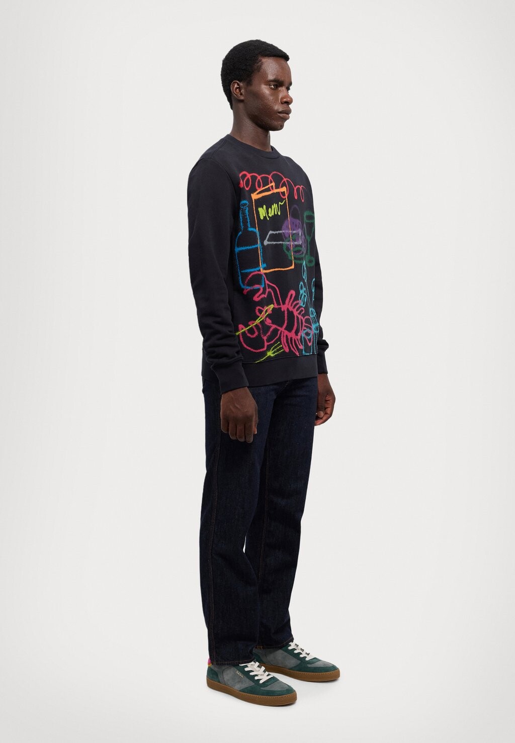 

Толстовка с капюшоном PS Paul Smith, черный