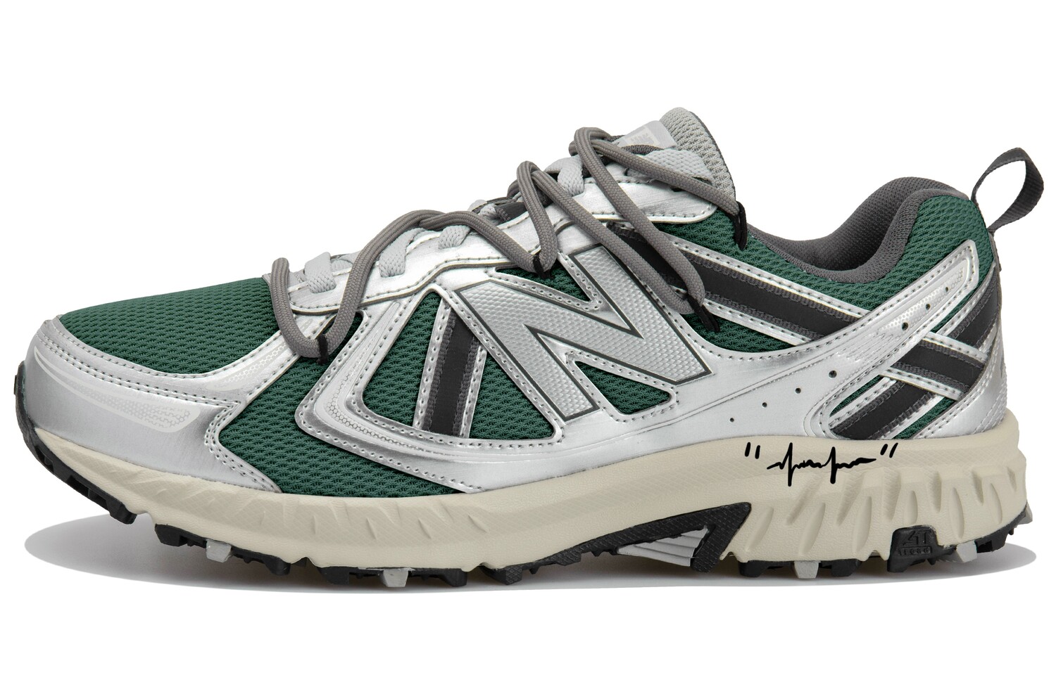 

Кроссовки NB 410 унисекс с низким верхом, зеленые/серебристые/белые New Balance