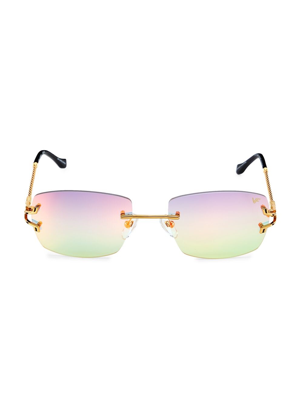 

Солнцезащитные очки Bal Harbour прямоугольной формы 56 мм Vintage Frames Company, желтый