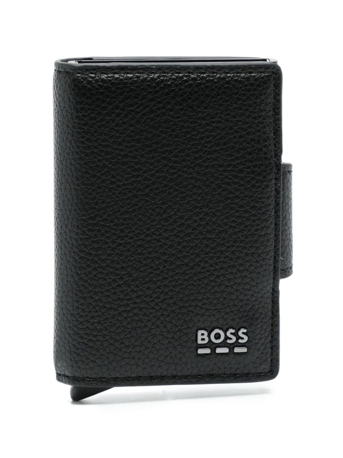 

BOSS картхолдер с тисненым логотипом, черный