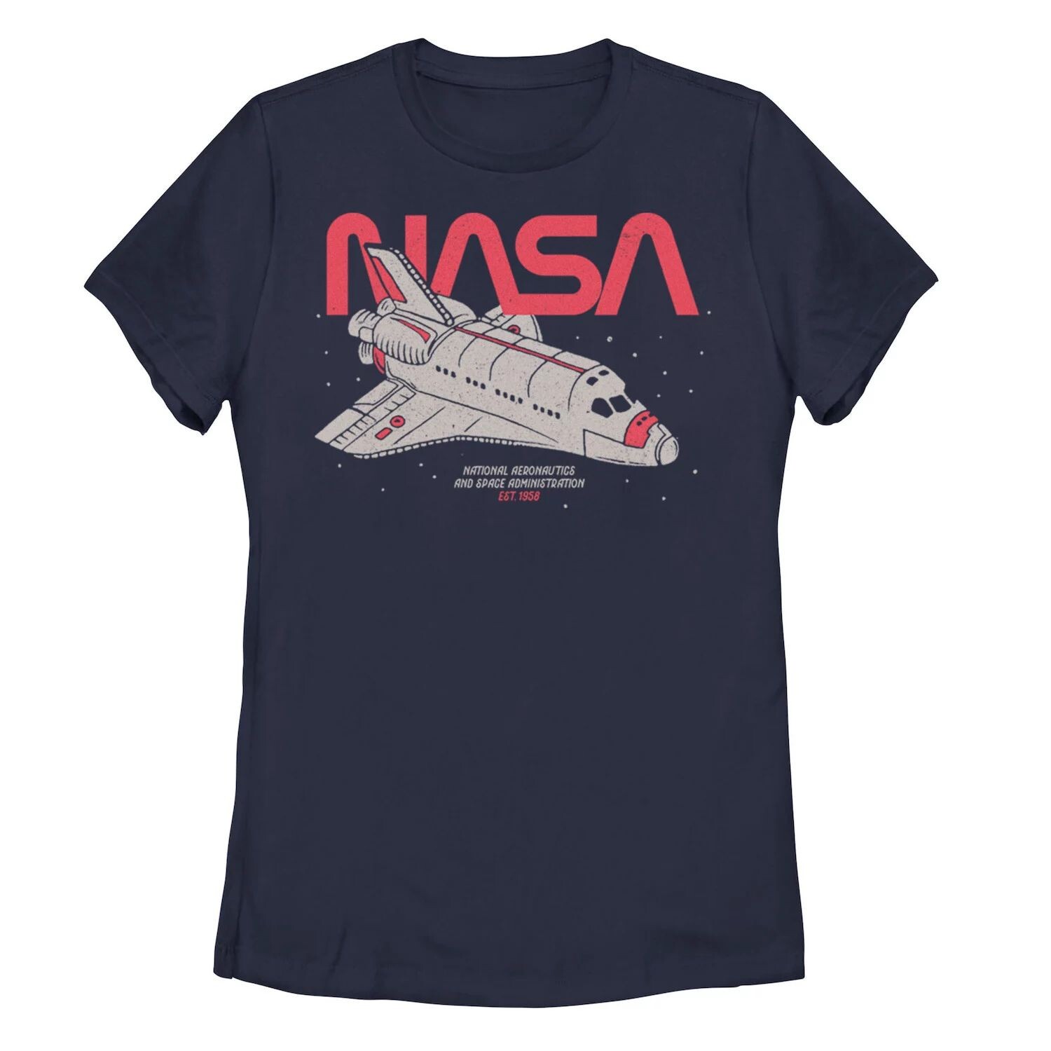 

Футболка с логотипом и портретом космического корабля NASA для юниоров Licensed Character