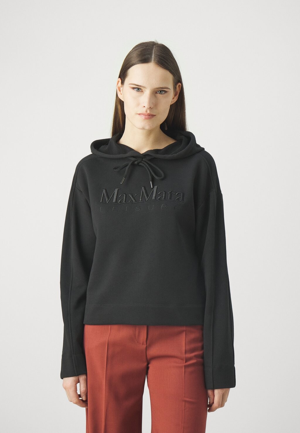 

Толстовка с капюшоном Max Mara Leisure, черный