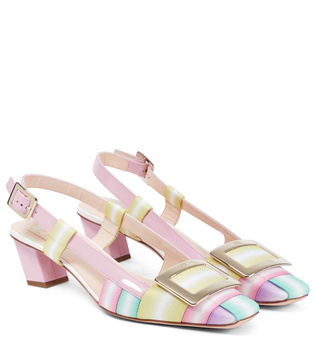 

Туфли Belle Vivier 45 с ремешком на пятке Roger Vivier, разноцветный