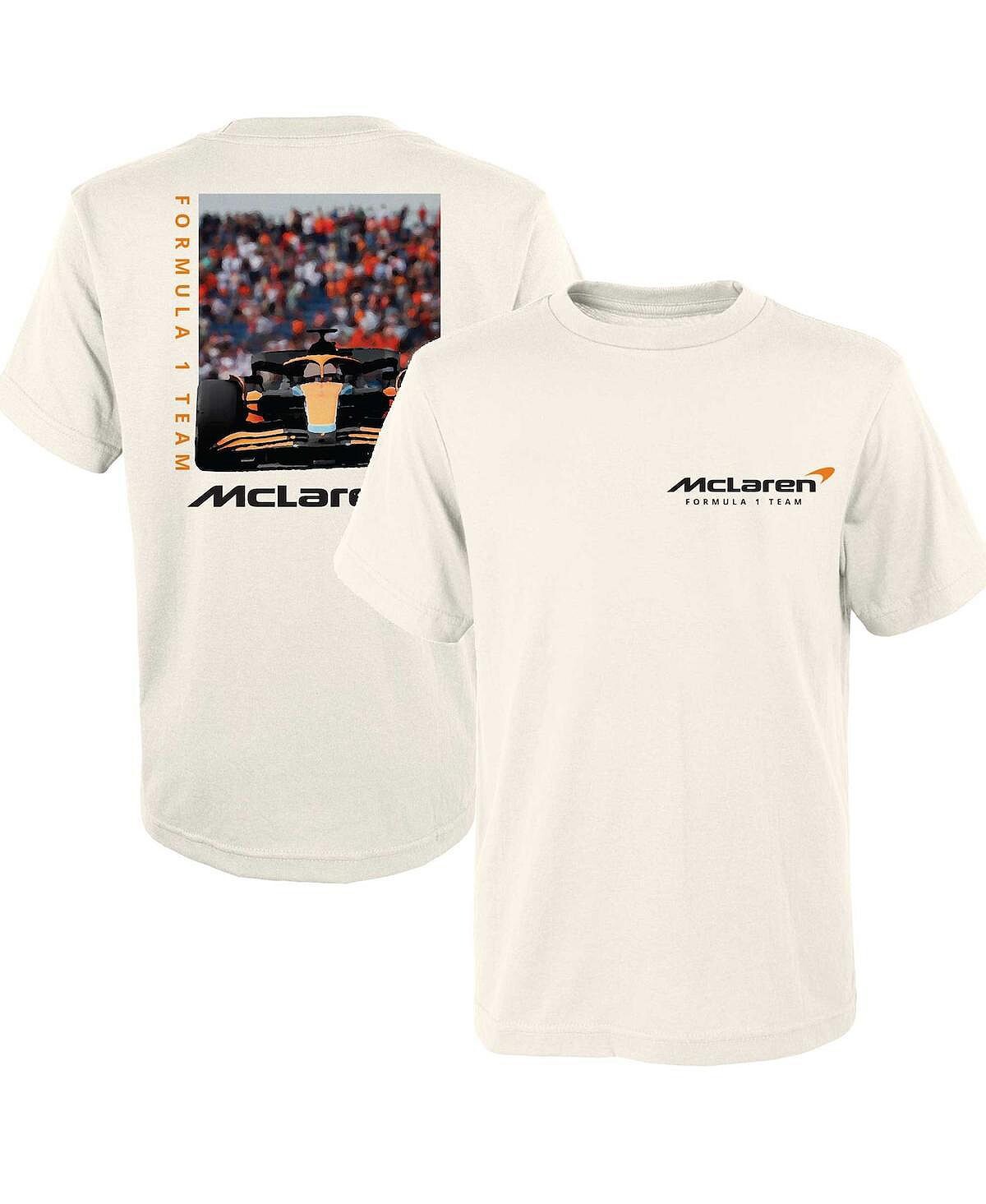 

Мужская кремовая футболка McLaren F1 Team Race Fan Fan Outerstuff, Бежевый