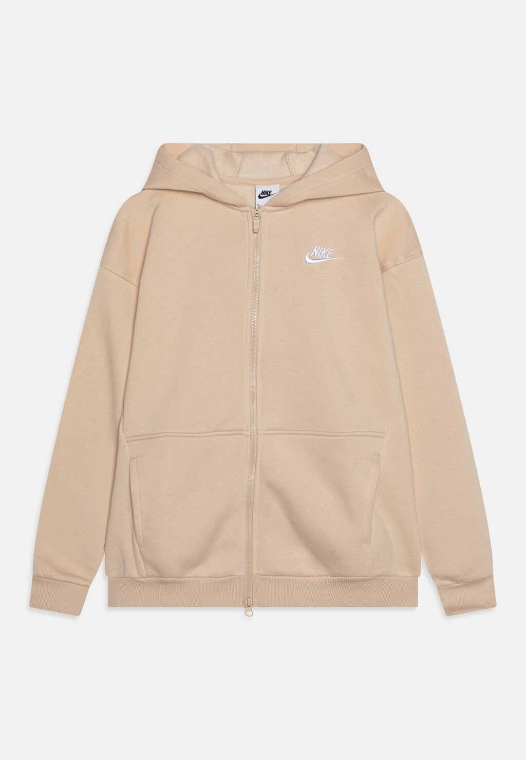 

Толстовка на молнии Club Nike, цвет sanddrift/white