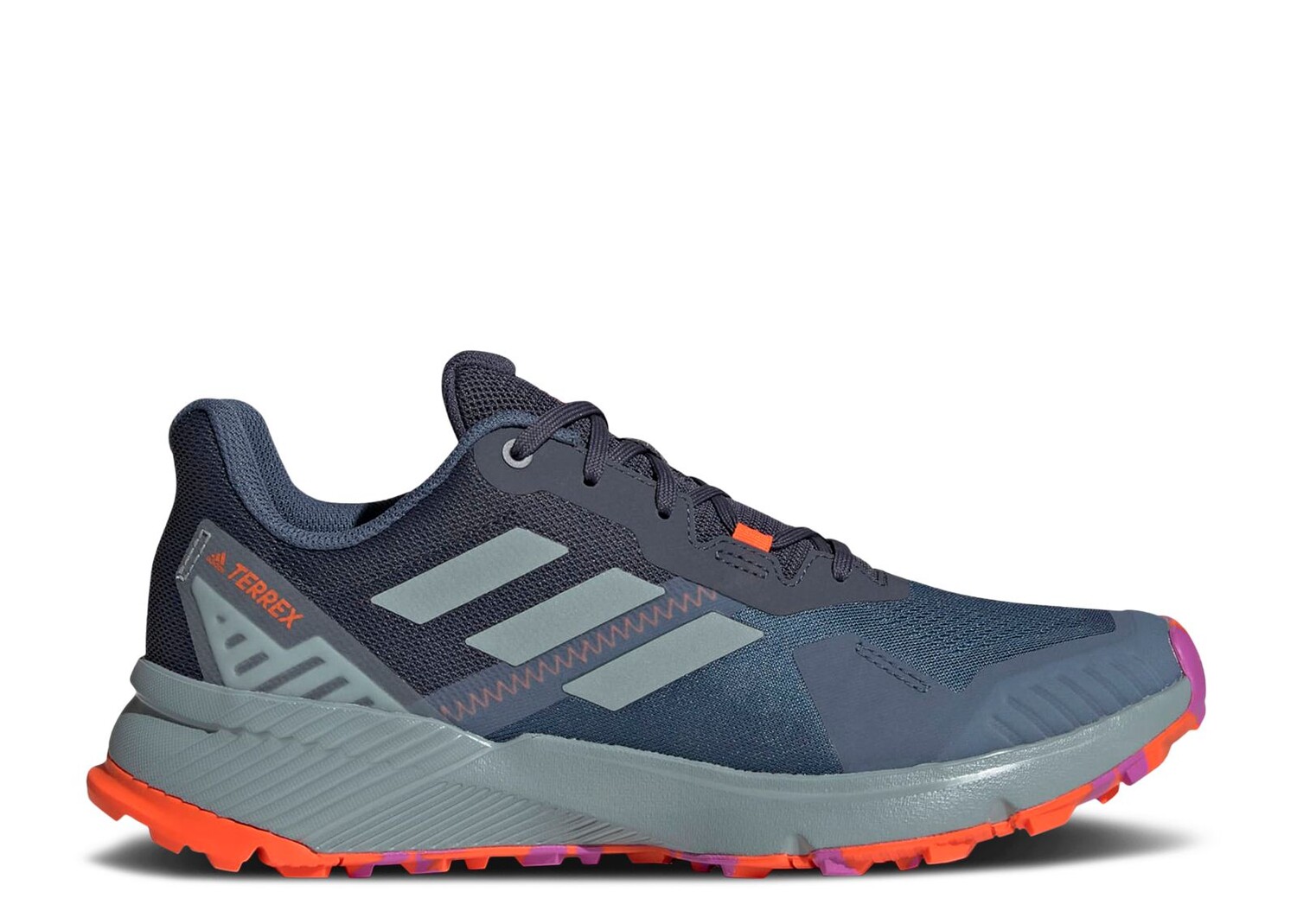

Кроссовки adidas Terrex Soulstride 'Wonder Steel Impact Orange', серый